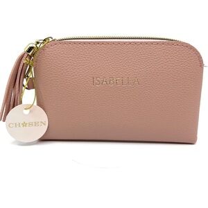 Chosen Personalized Isabella Pink Wristlet with Tassel